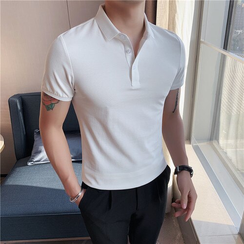Heidi-Mode | Reine Baumwolle Kurzarm Polo Shirts