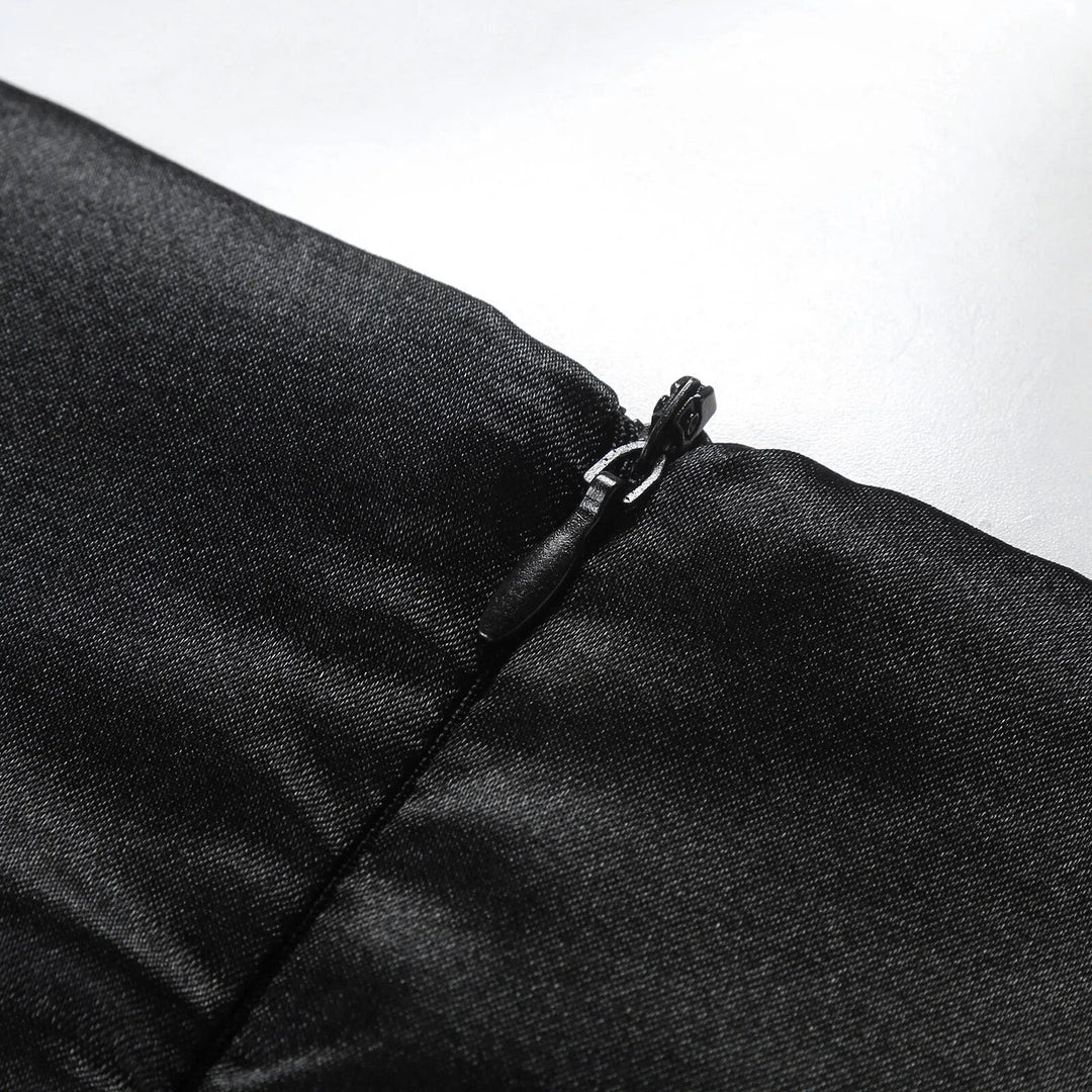 Schwarz/weiße Kleid