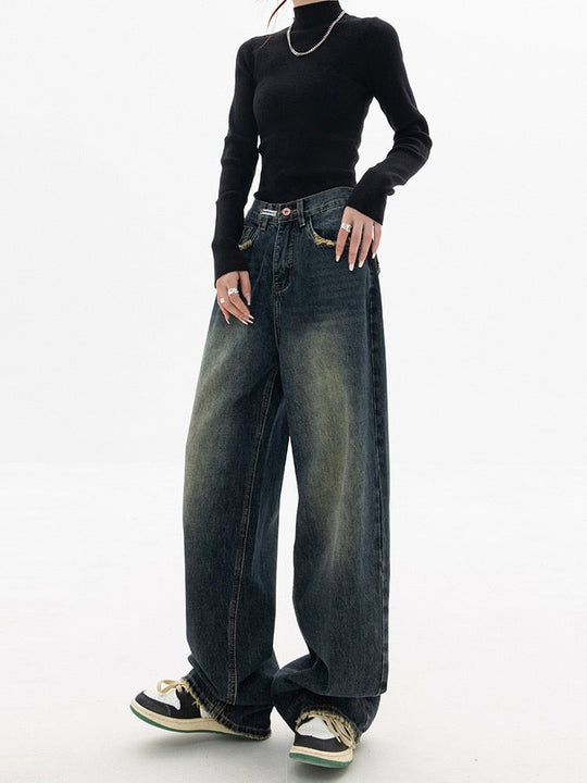 Heidi-Mode - Damen Vintage Baggy Jeans