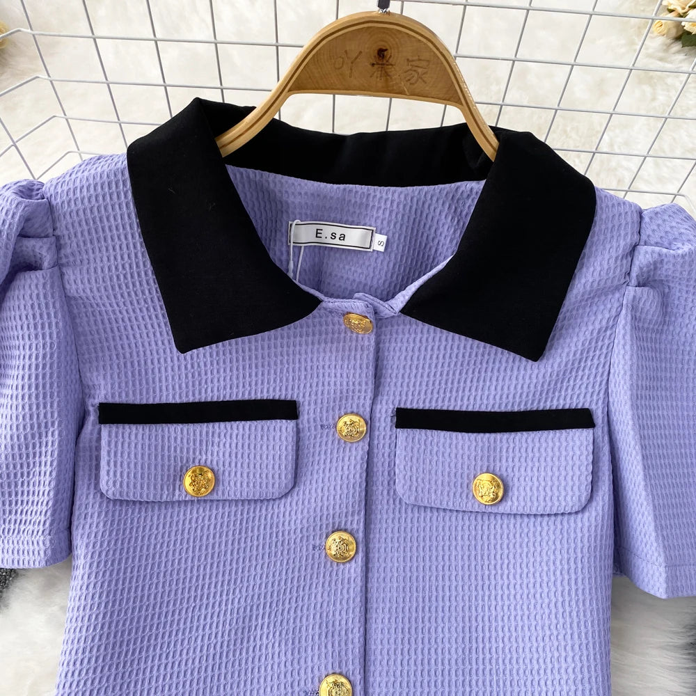 Heidi-Mode | Bubble Sleeve Rock Anzug