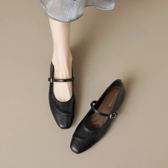 Heidi-Mode | Elegante High Heels Marie Jane Schuhe mit Bootsschuh-Details