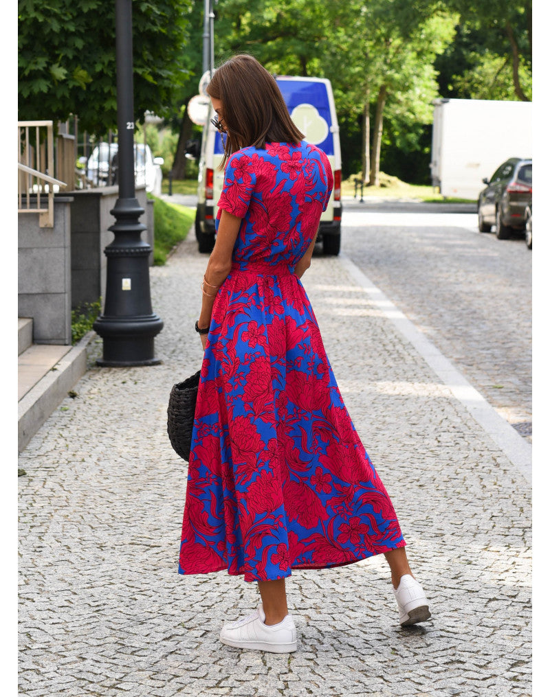 Maxikleid mit Blumen - Linda