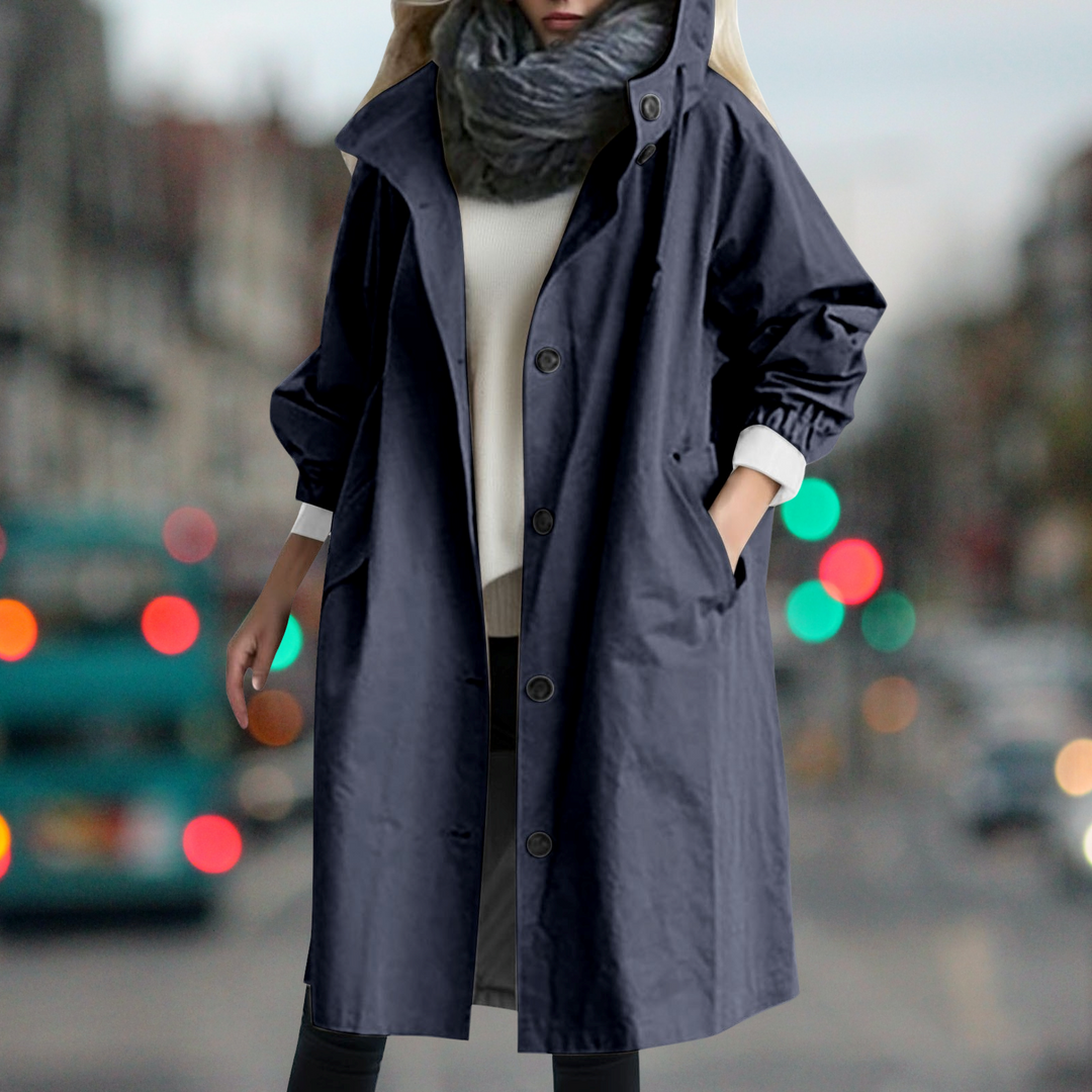 Heidi-Mode | Wasserabweisender, Warmer Trenchcoat