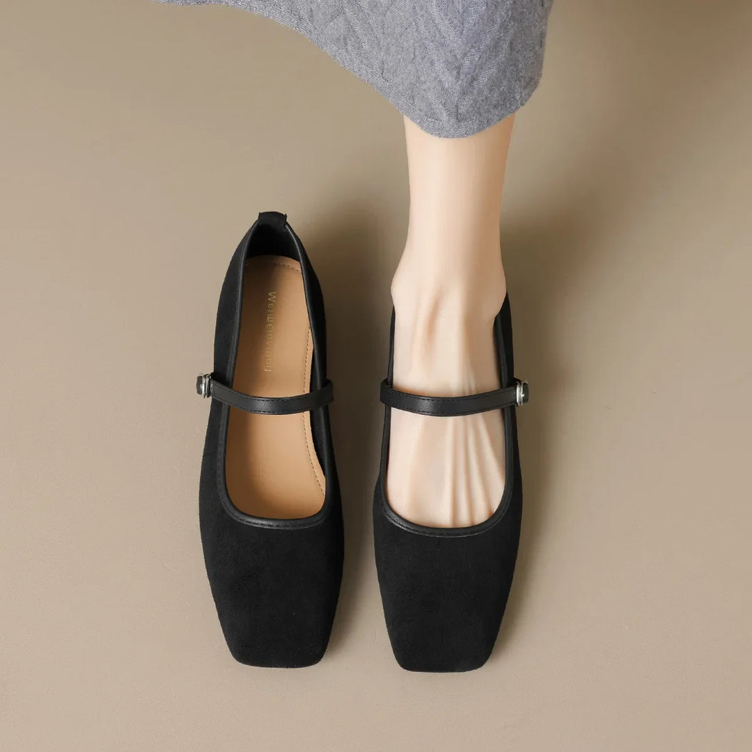 Heidi-Mode | Modische Marie Jane Schuhe mit Absätzen für Büro und Fest