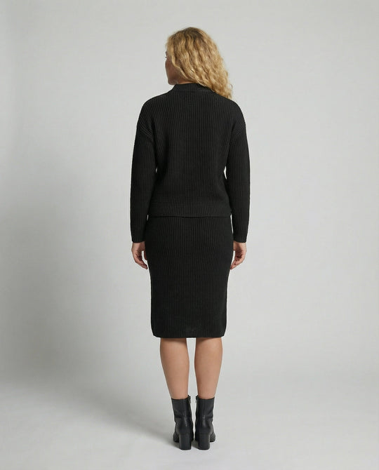 2-teiliges Damen Set aus Pullover und Rock | Heidi-Mode