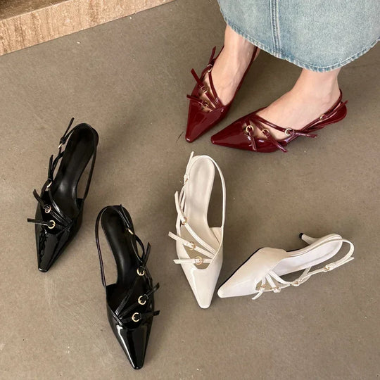 Heidi-Mode | Schnallenriemen Pumps