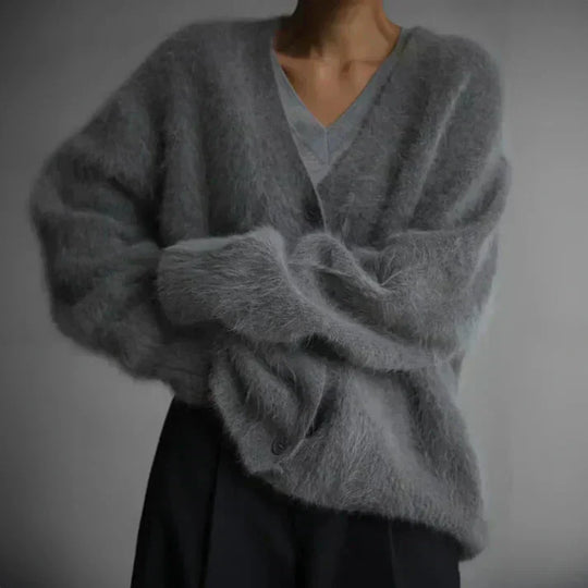Heidi-Mode | Luxuriös Weiche Wärme Damen Strickjacke