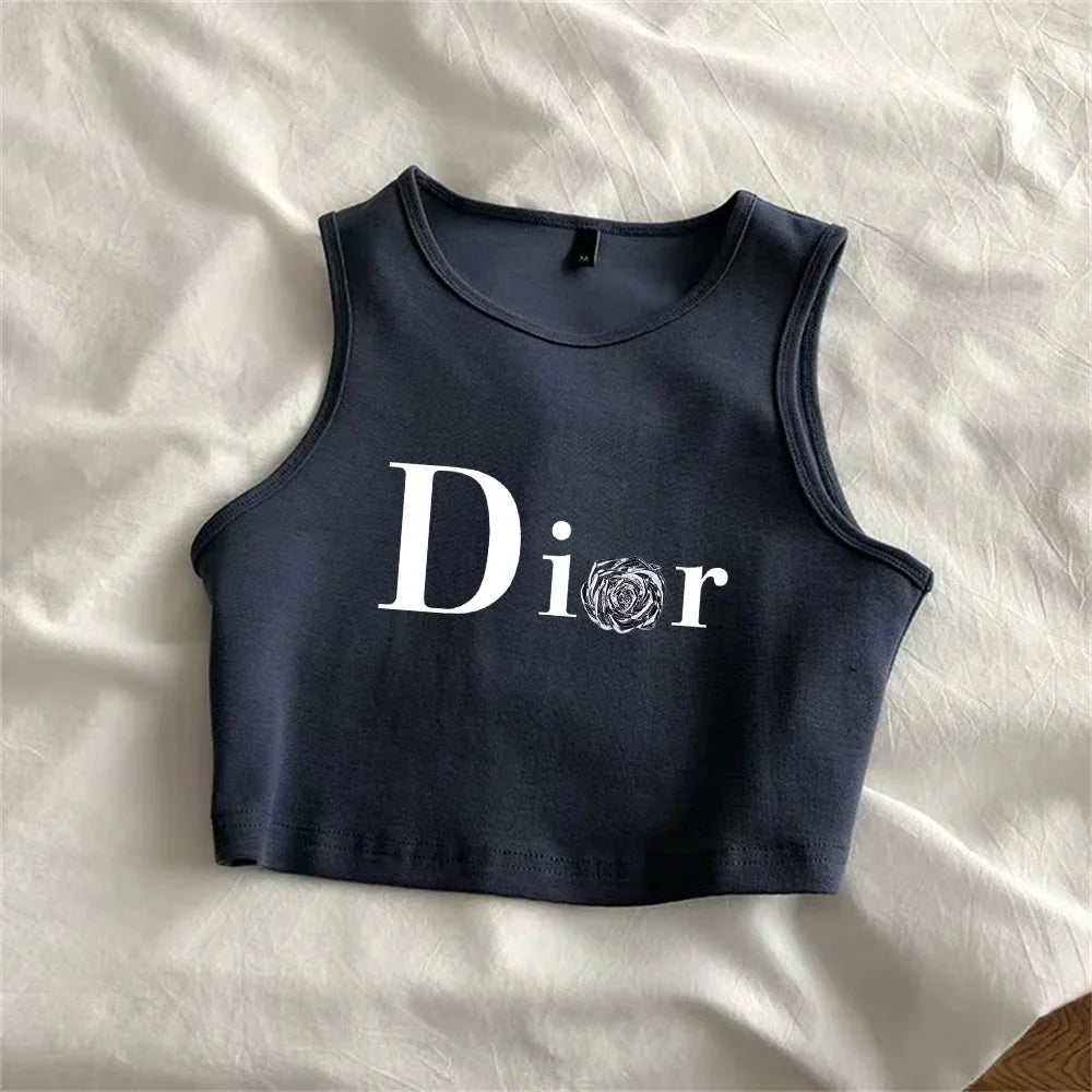 Heidi-Mode | Sommer Neue Damenweste mit Modeinspiriertem Gedrucktem Design, Ein Must-Have Weste für Legere und Coole Sommer