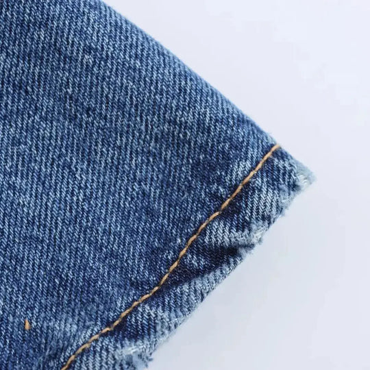 Heidi-Mode | Elegante Denim Kleid Damen Mode Fest Neu In Kurze Kleider Damenbekleidung Sommer Kleid Streetwear