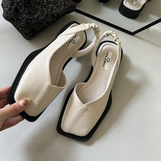 Heidi-Mode | Nose Flats Pu Fashion Sandalen