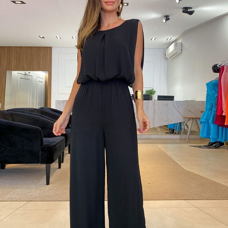 Heidi - Schwarzer Jumpsuit