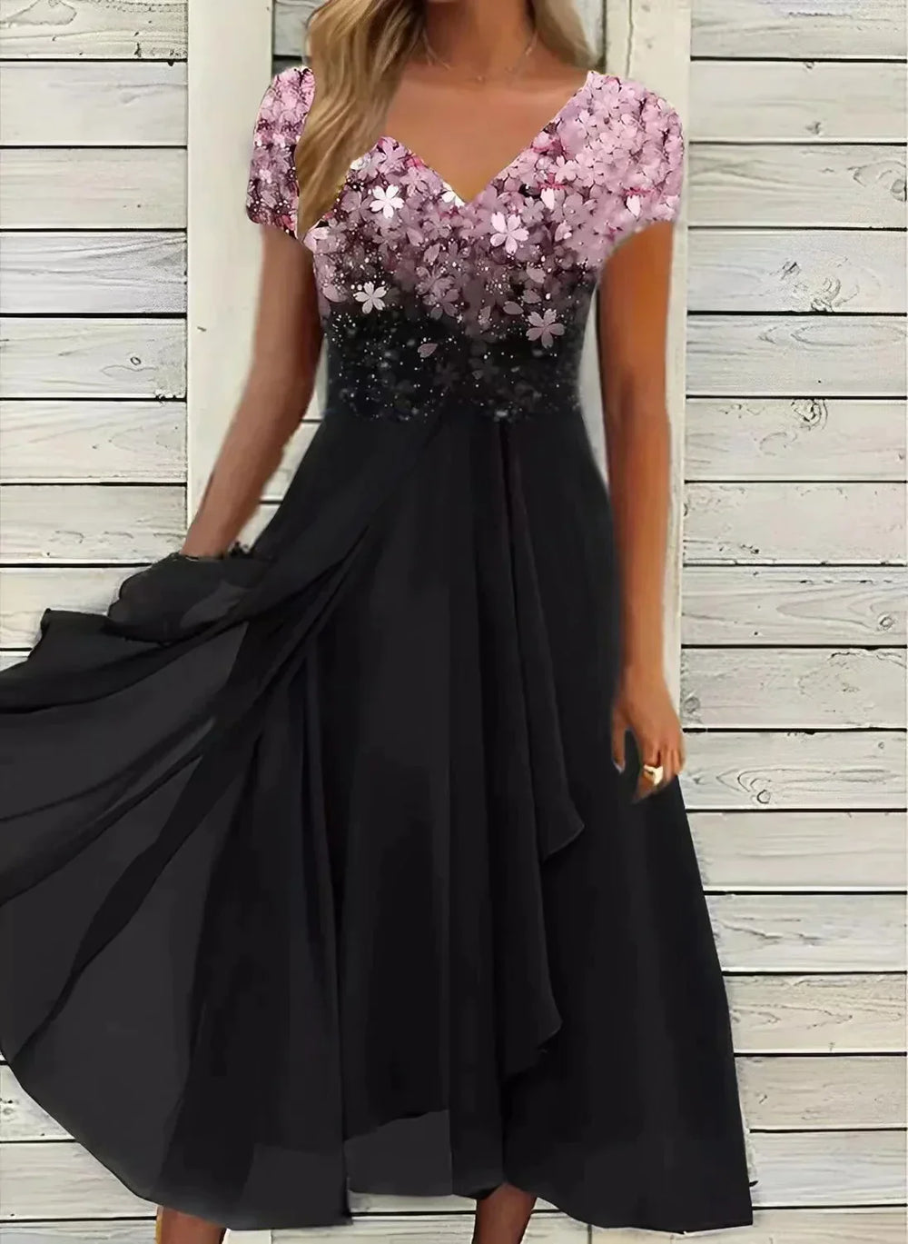 Chiffon Festkleid für Damen