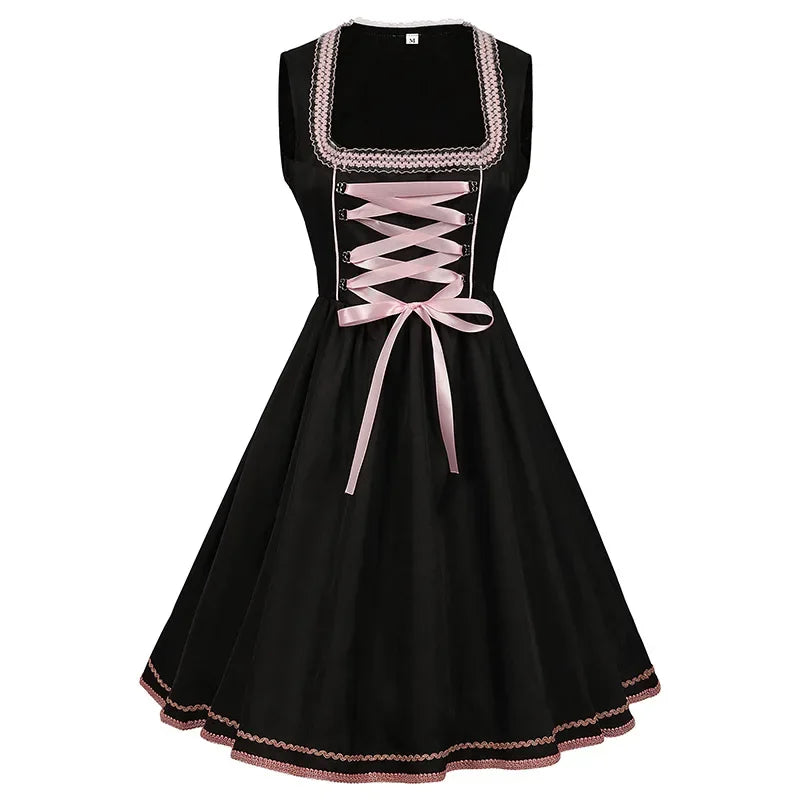 Dirndl mit Blumenmuster für Oktoberfest
