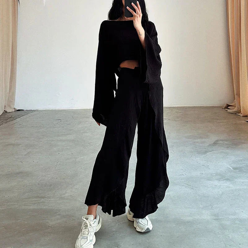 Heidi-Mode | Entspanntes Set aus strapazierfähiger Baumwolle