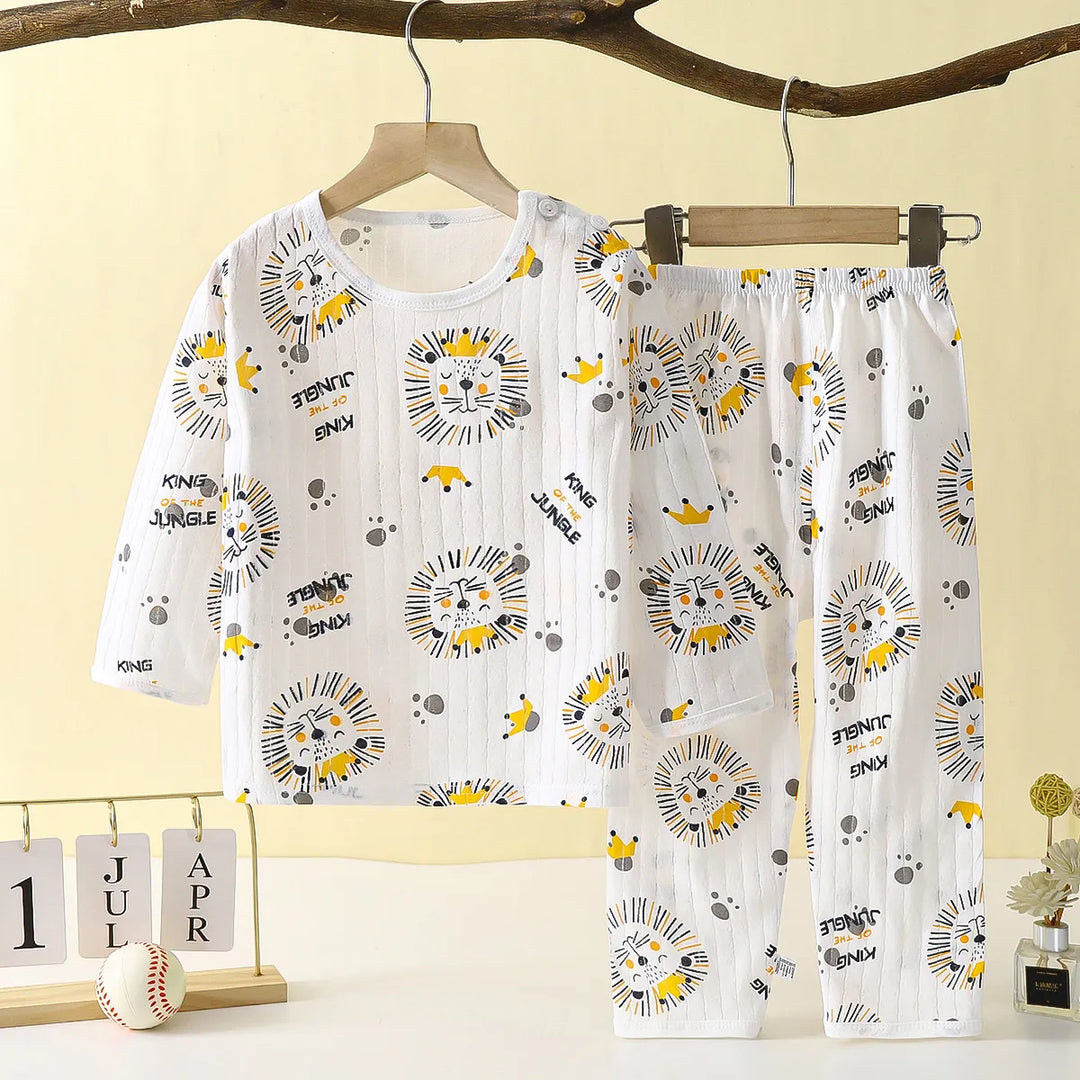 Heidi-Mode Dreams Bequemes Pyjama-Set für die Kleinen