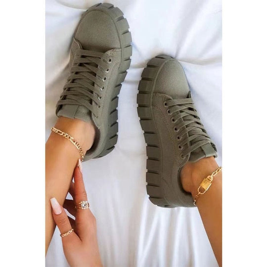 Heidi-Mode | Orthopädische Damensneaker mit Plateausohle