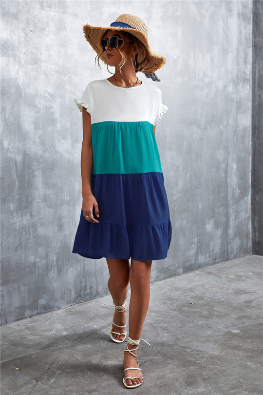Sommerliches buntes Kleid für Damen