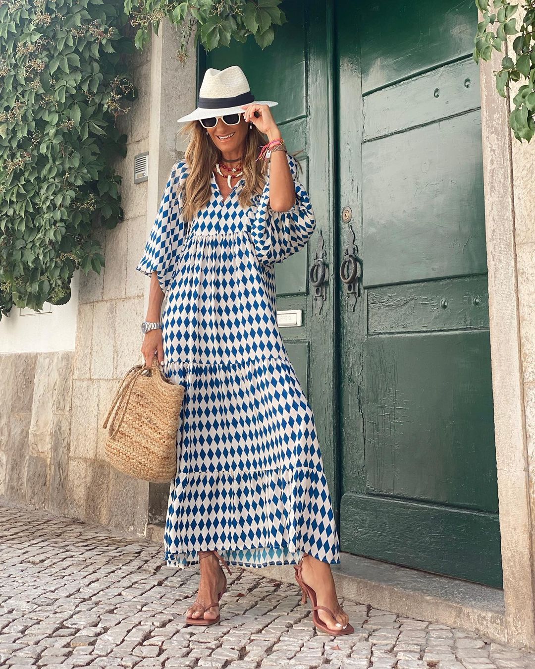 Frieda - Bohemisches Langes Kleid