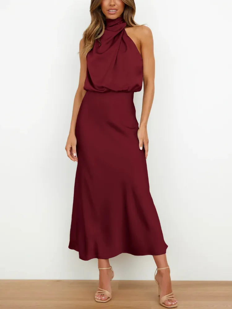 Heidi-Mode | Verführerische Satin Abendkleider für Damen