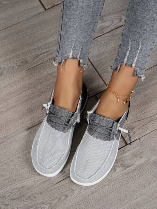 Heidi-Mode | Hüttenschuhe Atmungsaktives Mesh Leichtgewicht Gummisohle Slip-On Komfort