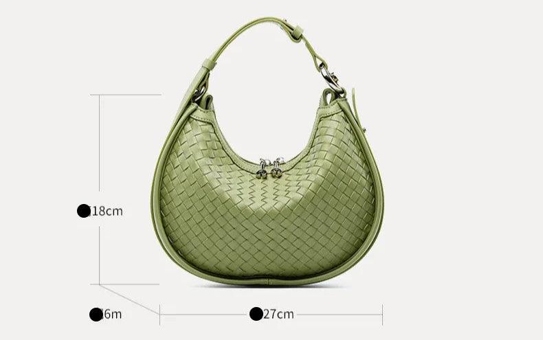 Heidi-Mode | Die Crossbody Leder Halbmond Tasche