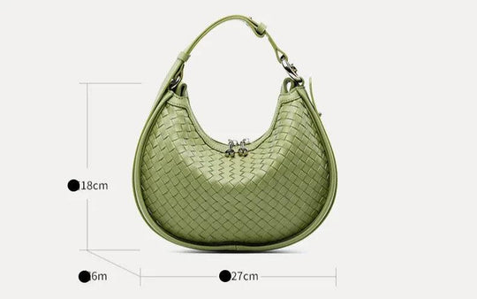 Heidi-Mode | Die Crossbody Leder Halbmond Tasche