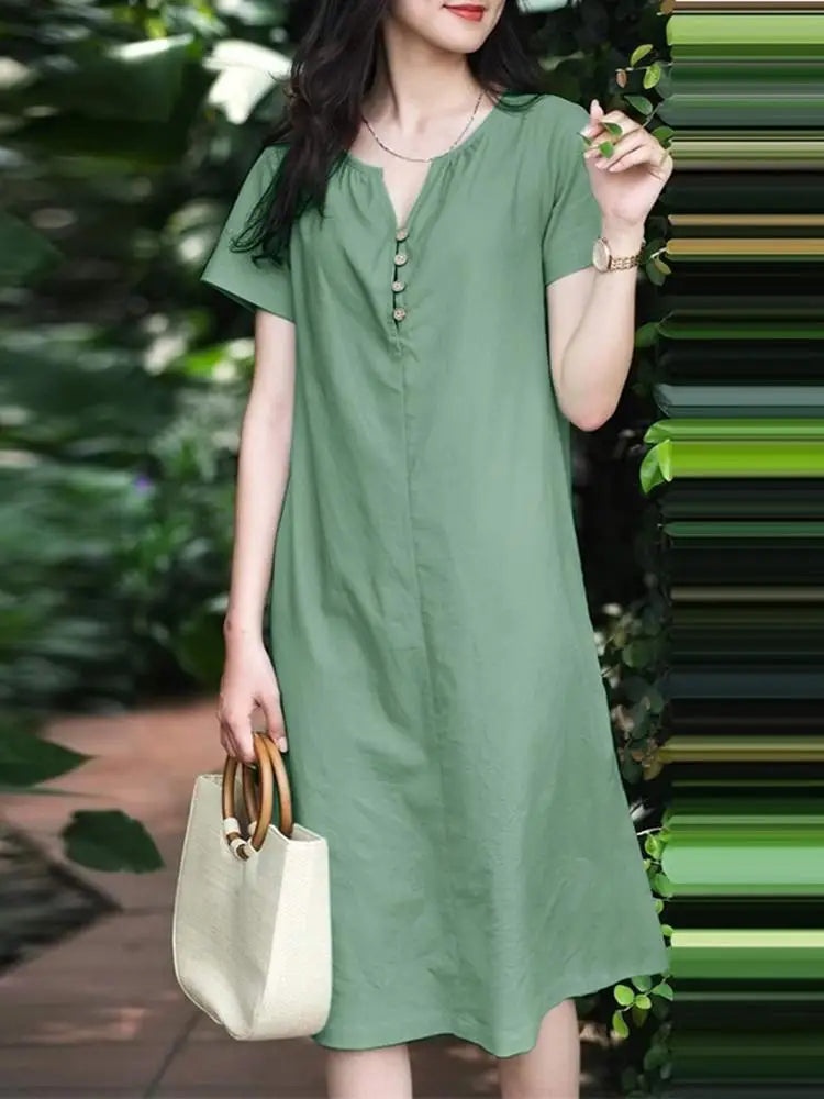 Elegant Cotton Sundress