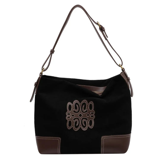 Heidi-Mode | Damen Luxus Marke Messenger Taschen Retro Braun Crossbody Tote Taschen Eimer Clutch Tasche Einkauf Große Kapazität Reisetasche