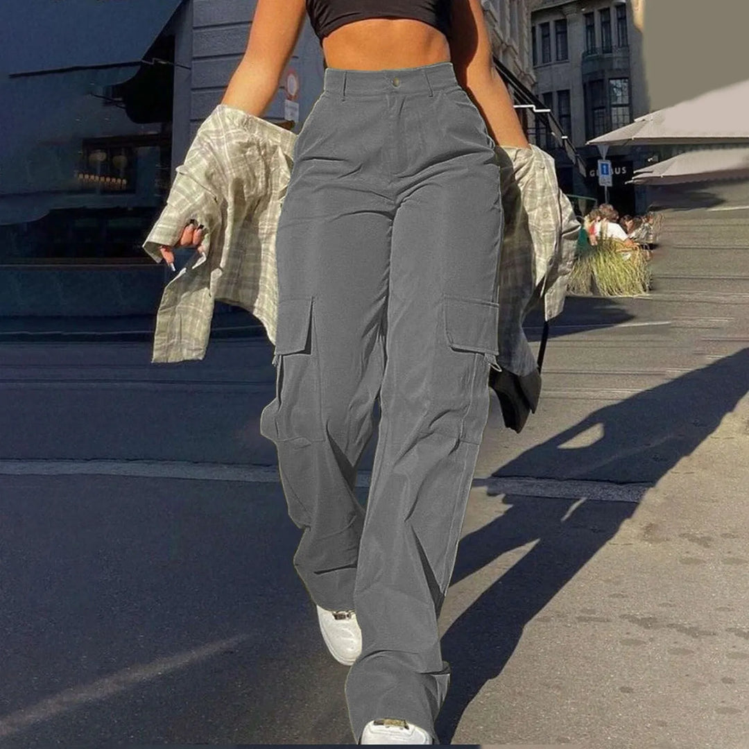 Heidi-Mode | Hochtaillierte Cargo-Hosen für Frauen