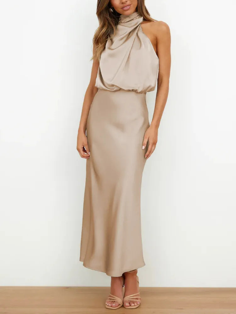 Heidi-Mode | Verführerische Satin Abendkleider für Damen