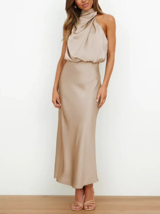 Heidi-Mode | Verführerische Satin Abendkleider für Damen