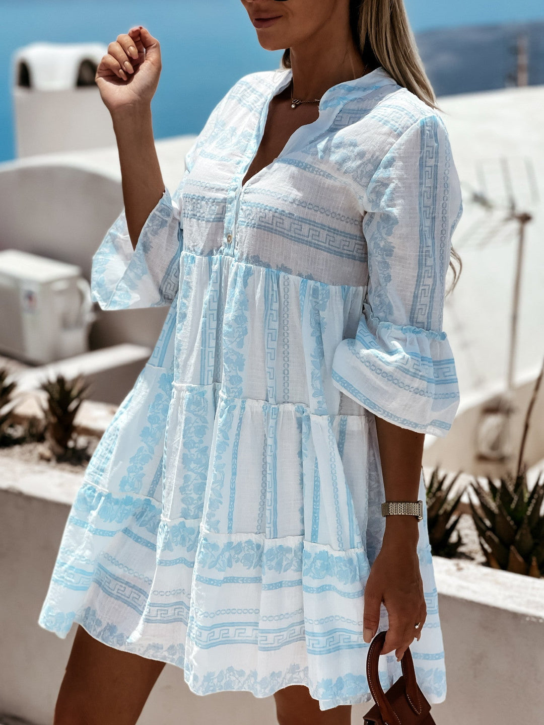 Heidi-Mode | Boho Tunika Kleid mit Schichten Millana