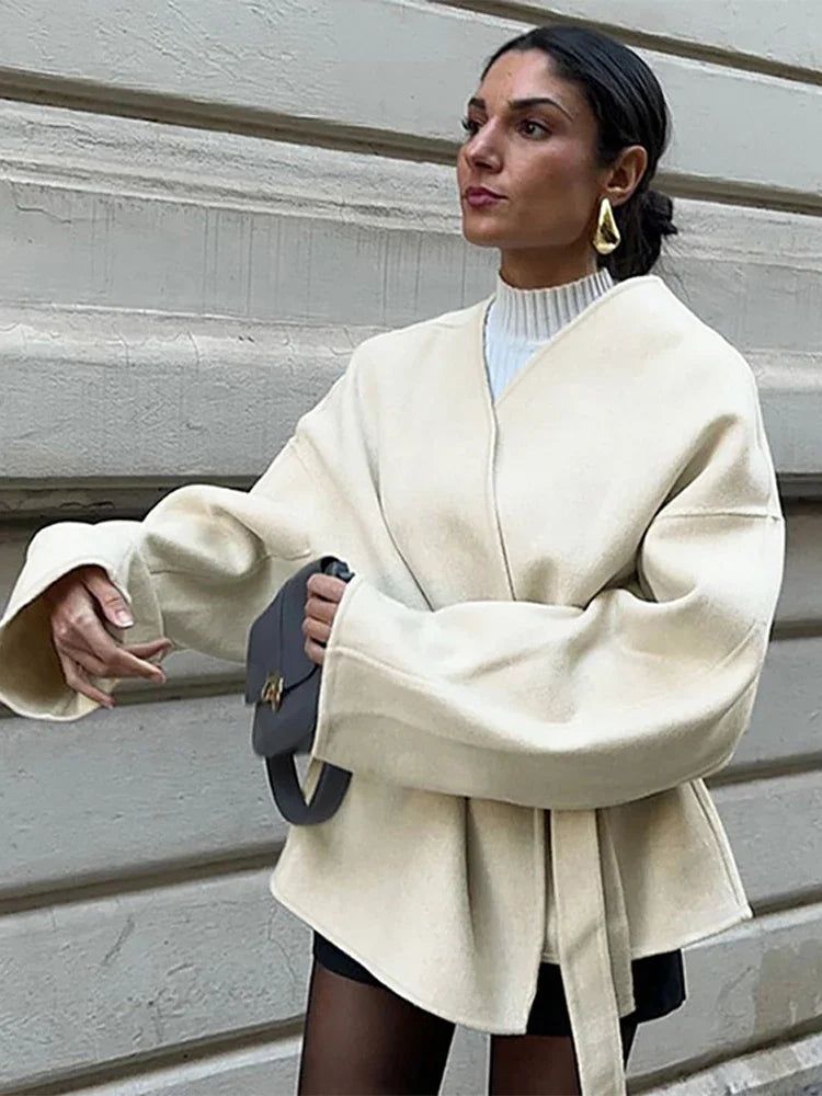 Heidi-Mode | Fleece-Jacke Mit Gürtel