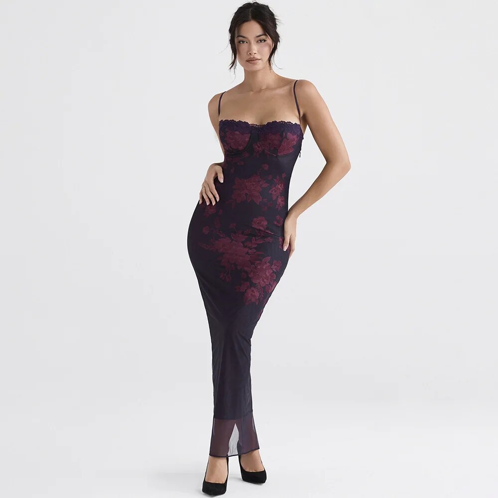 rückenfreies Bodycon-Midikleid