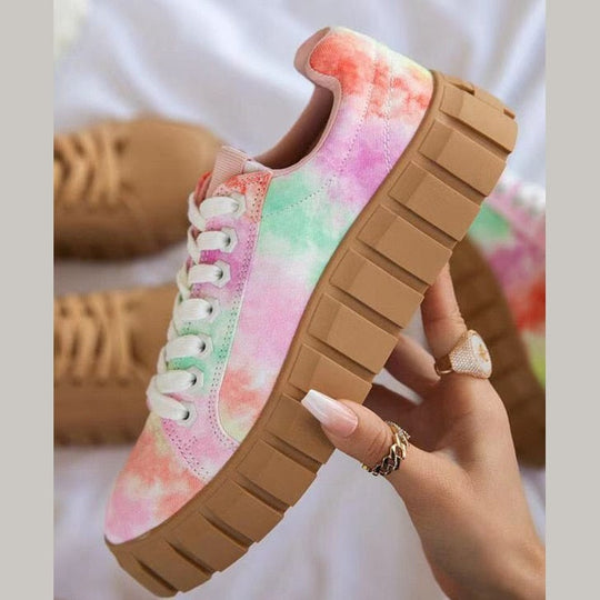 Heidi-Mode | Orthopädische Damensneaker mit Plateausohle