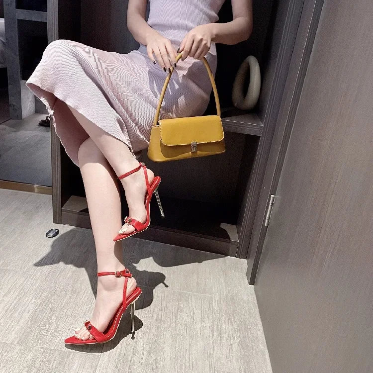 Heidi-Mode | Open Toe Stiletto High Heels