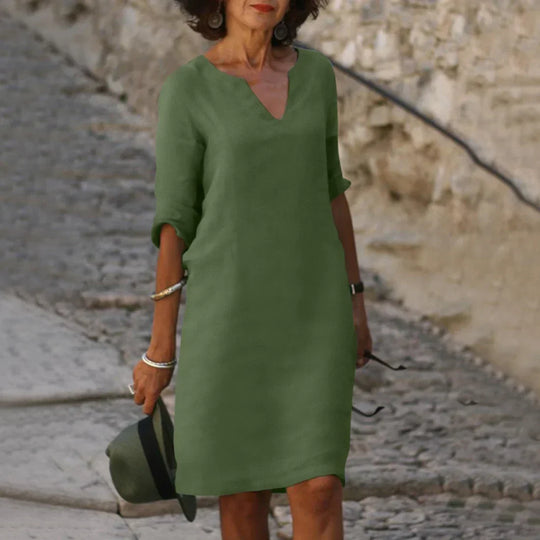 Heidi-Mode | Elegante Knie Länge Kleid