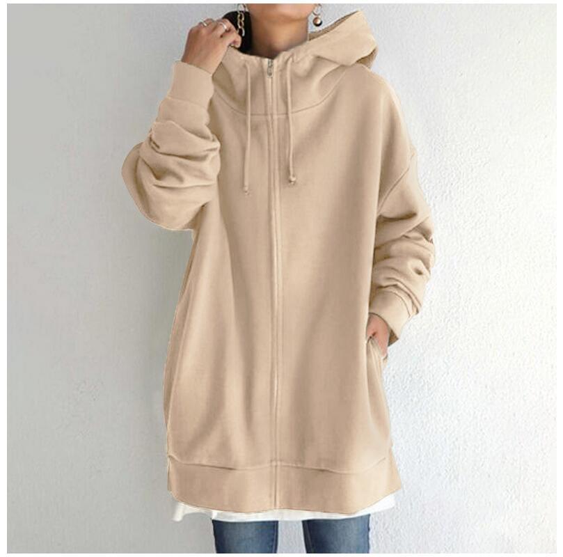 Heidi-Mode - Lange Herbst Strickjacke