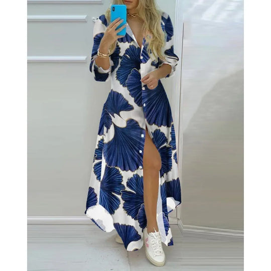 Heidi-Mode | Maxi Strandkleid mit Prints