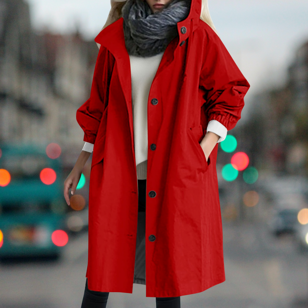 Heidi-Mode | Wasserabweisender, Warmer Trenchcoat