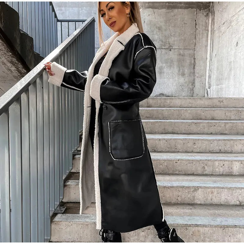Heidi-Mode | Mit Taschen Lederjacke