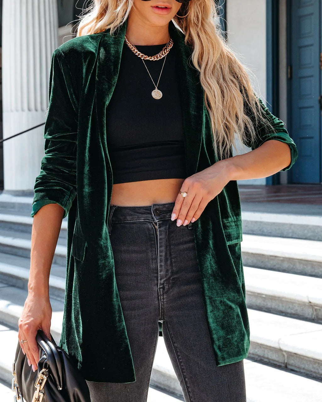 Heidi-Mode | Aufheiternde Samt Kimono Jacke My Way