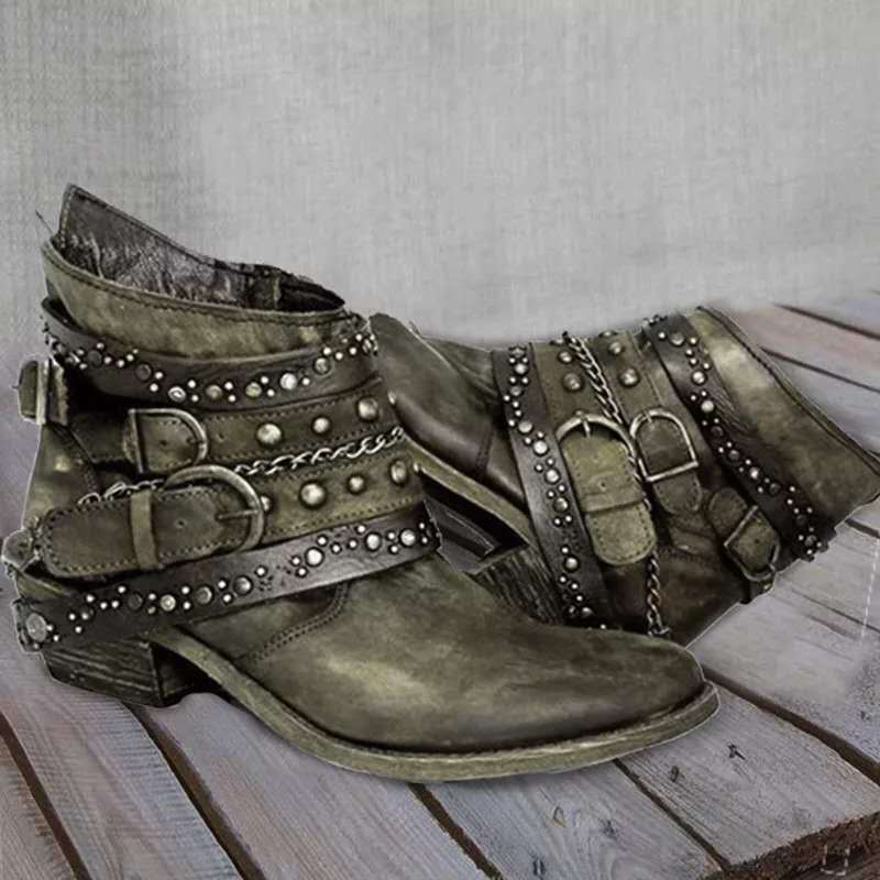 HeidiMode | Vintage-Kettenstiefel
