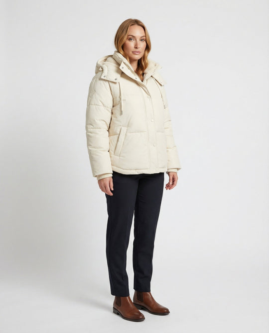 Warme Damen Winterjacke Gepolstert | Heidi-Mode
