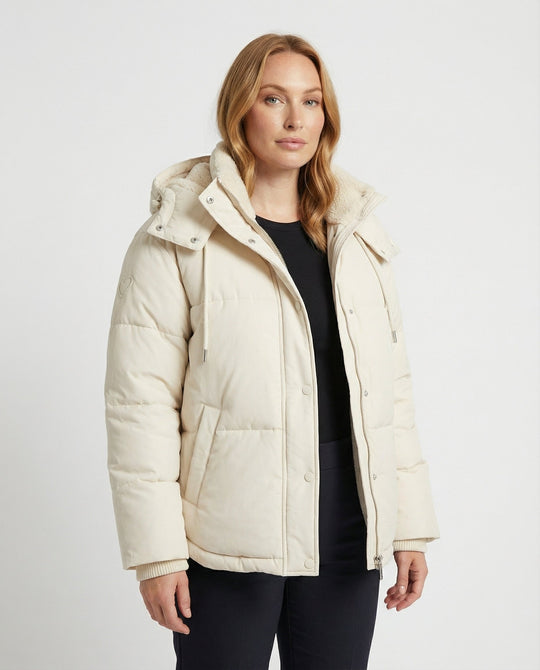Warme Damen Winterjacke Gepolstert | Heidi-Mode