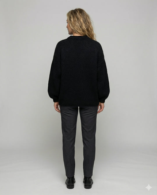 Flauschiger Oversize Pullover Damen | Heidi-Mode