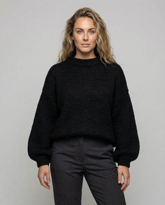 Flauschiger Oversize Pullover Damen | Heidi-Mode