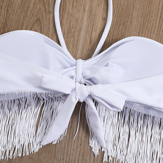 Heidi-Mode | Sarong Fransen Tassel Bikini Satzs & Minirock