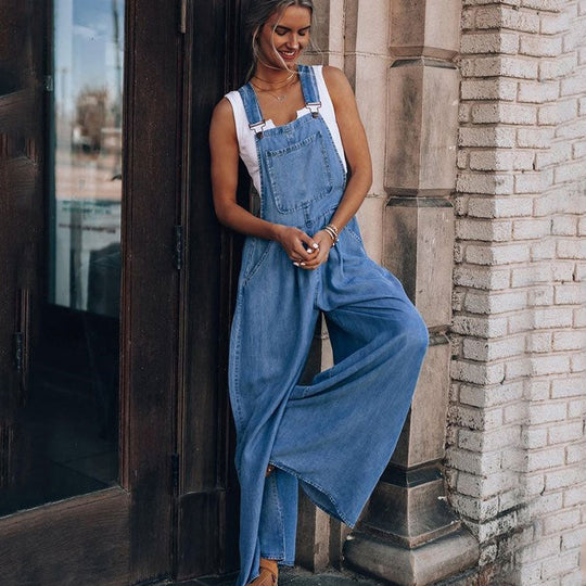 Heidi-Mode | Weit geschnittener Denim-Overall