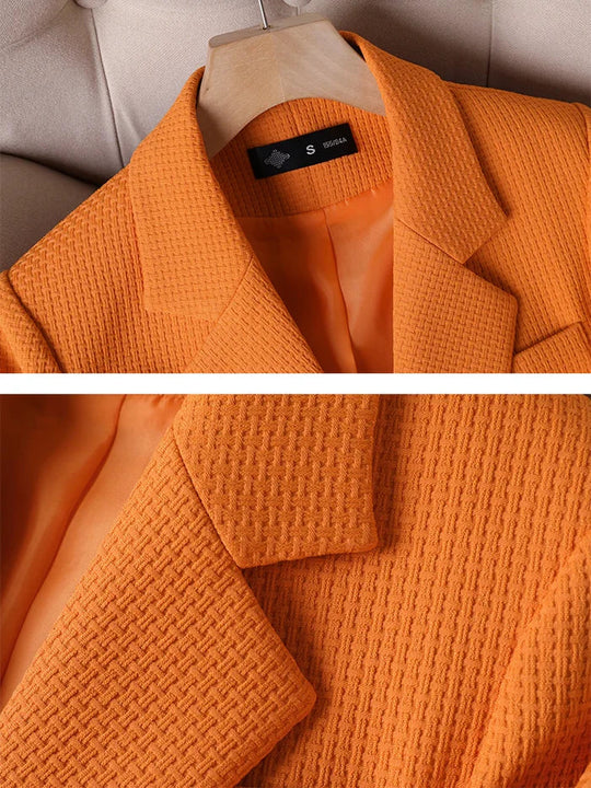 Heidi-Mode - Stilvolle orange Blazer